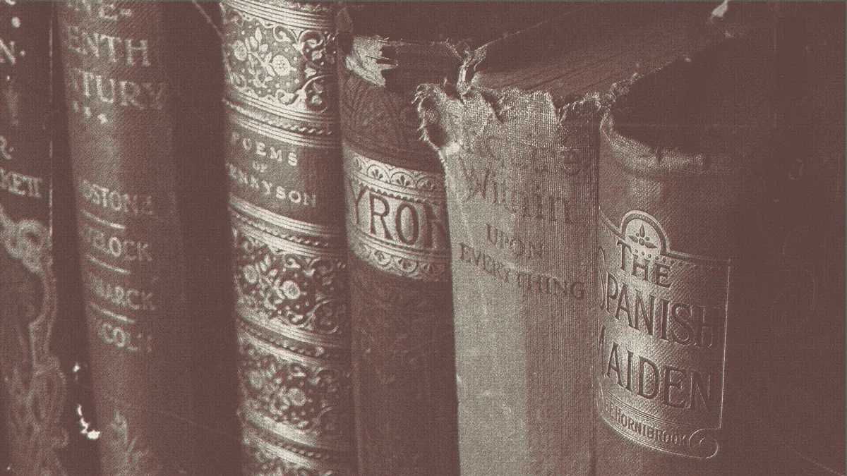 A vintage book cover